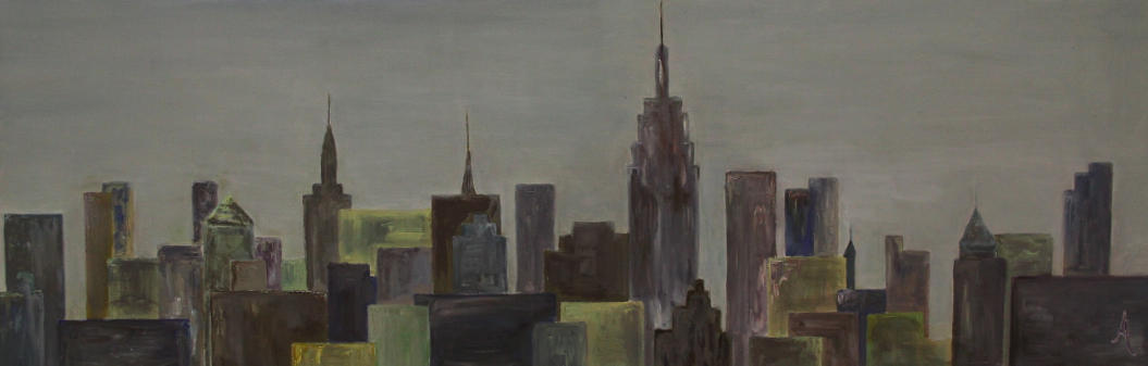 City skyline 50x120