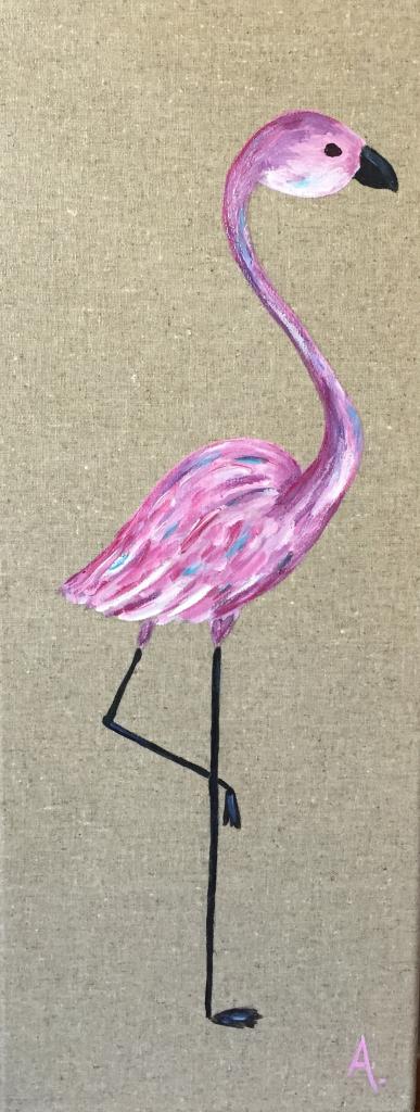 Flamant rose 20x50