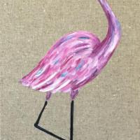 Flamant rose 20x50